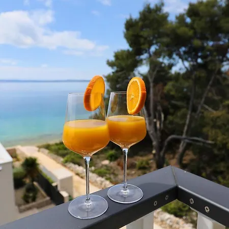 アパート Luxury Sunset Penthouse With Seaview ペトルチャネ